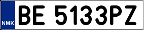 Truck License Plate